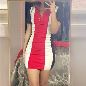 Fashion Nova - The A Team Colorblock Dress